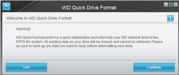 reformat a wd my passport for mac?